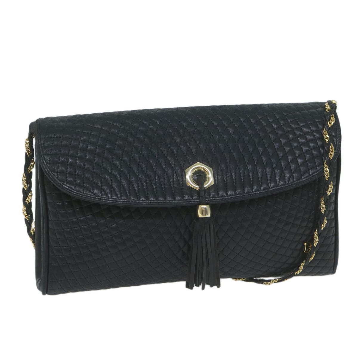 Bally Navy Leather Shoulder Bag (Pre-Owned) Size ONE SIZE - 8 Thumbnail