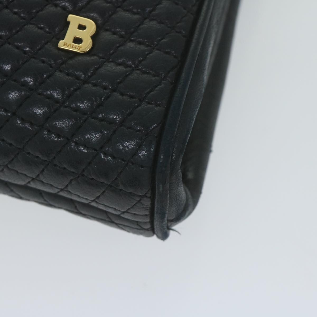 Bally Navy Leather Shoulder Bag (Pre-Owned) Size ONE SIZE - 13 Thumbnail