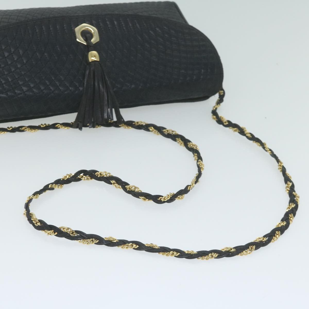 Bally Navy Leather Shoulder Bag (Pre-Owned) Size ONE SIZE - 11 Thumbnail
