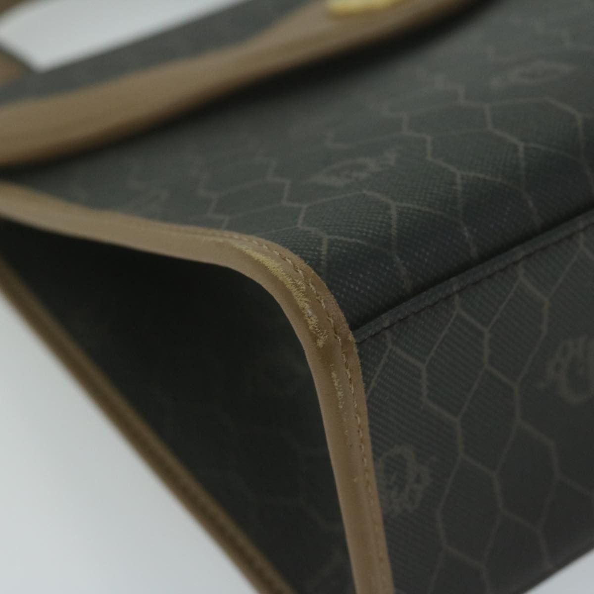 Dior Honeycomb Black Canvas Handbag (Pre-Owned) Size ONE SIZE - 12 Thumbnail