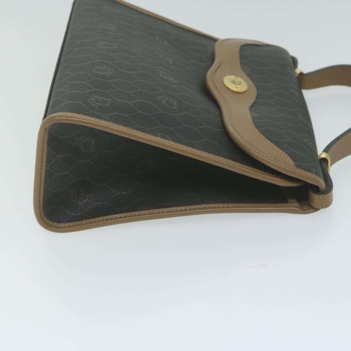Dior Honeycomb Black Canvas Handbag (Pre-Owned) Size ONE SIZE - 8 Thumbnail