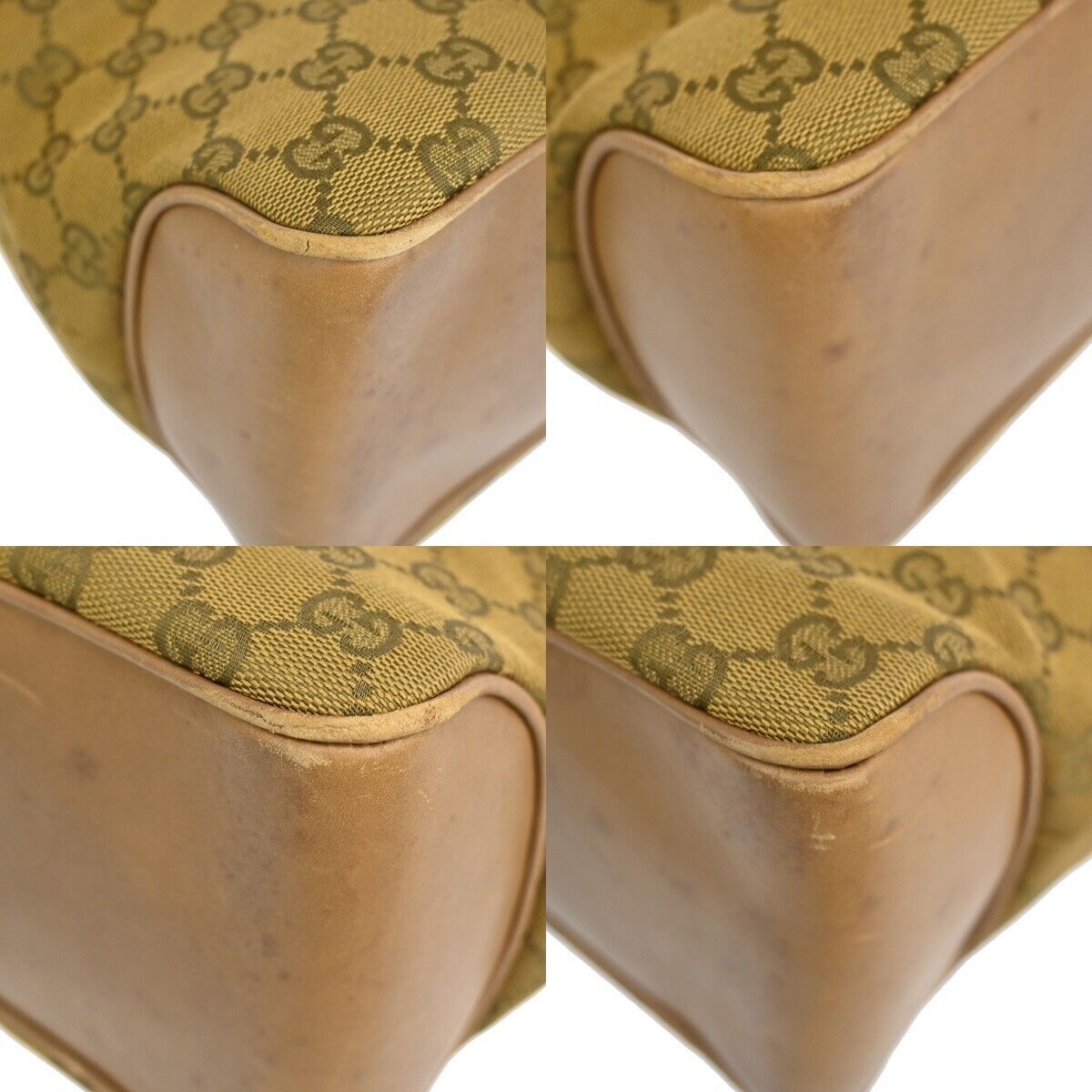 Gucci Brown Canvas Tote Bag (Pre-Owned) Size ONE SIZE - 6 Thumbnail