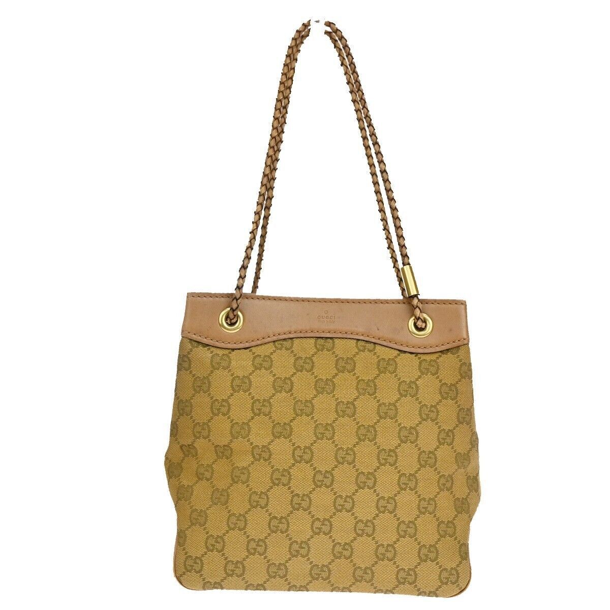 Gucci Brown Canvas Tote Bag (Pre-Owned) Size ONE SIZE - 2 Thumbnail