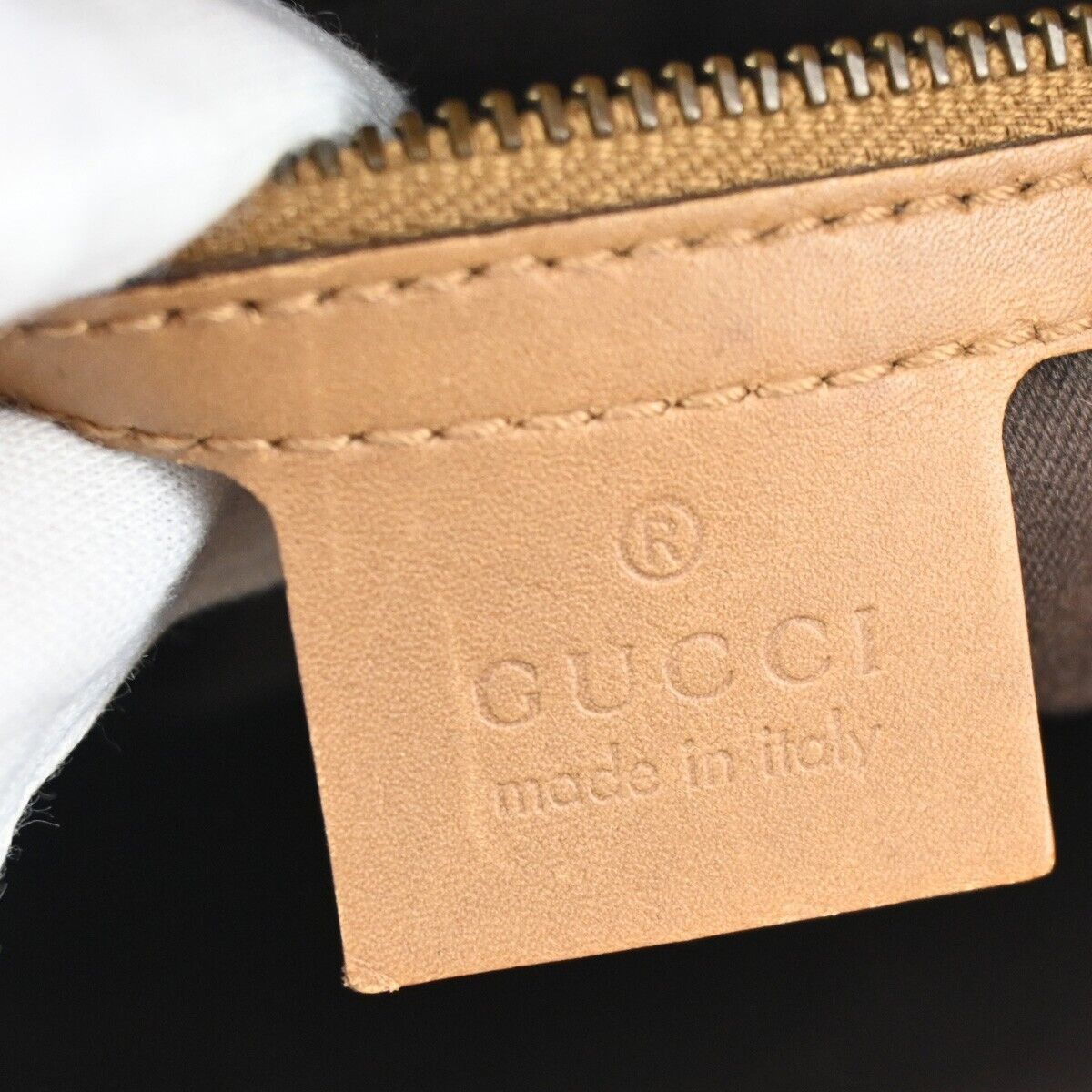 Gucci Brown Canvas Tote Bag (Pre-Owned) Size ONE SIZE - 10 Thumbnail