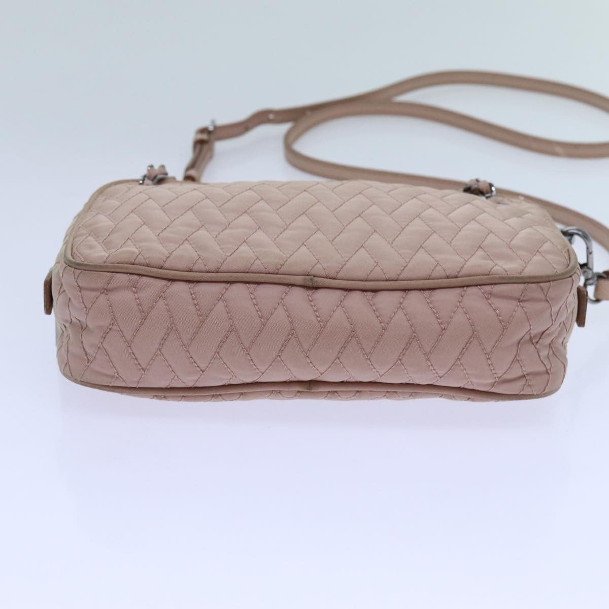 Prada Tessuto Pink Synthetic Handbag (Pre-Owned) Size ONE SIZE - 3 Thumbnail