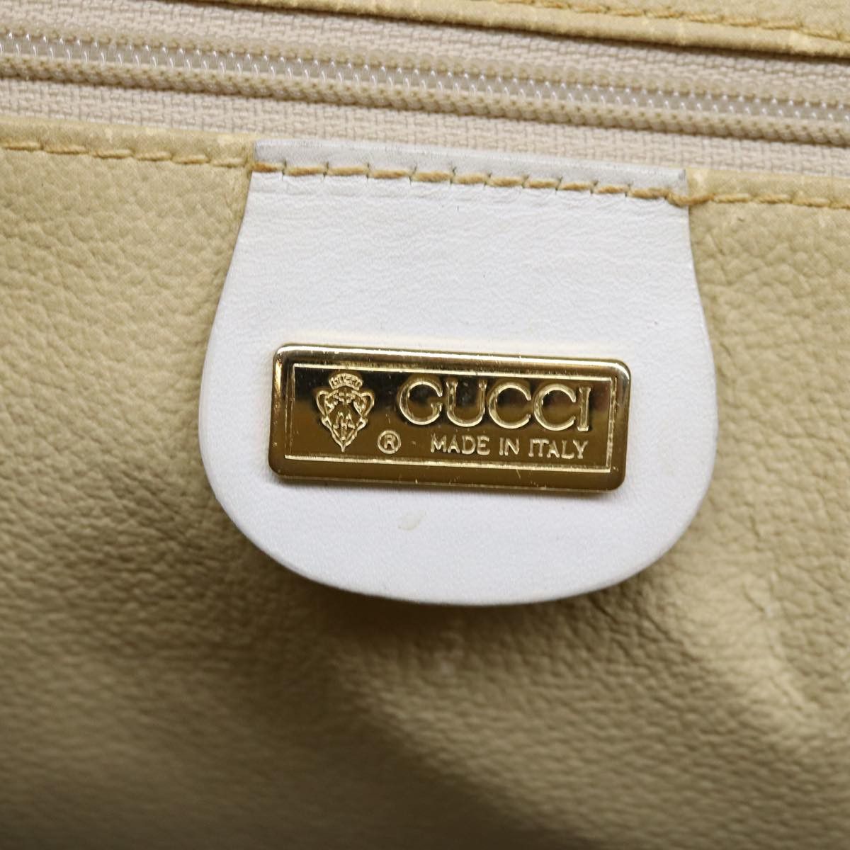Gucci Gg Canvas White Canvas Handbag (Pre-Owned) Size ONE SIZE - 11 Thumbnail