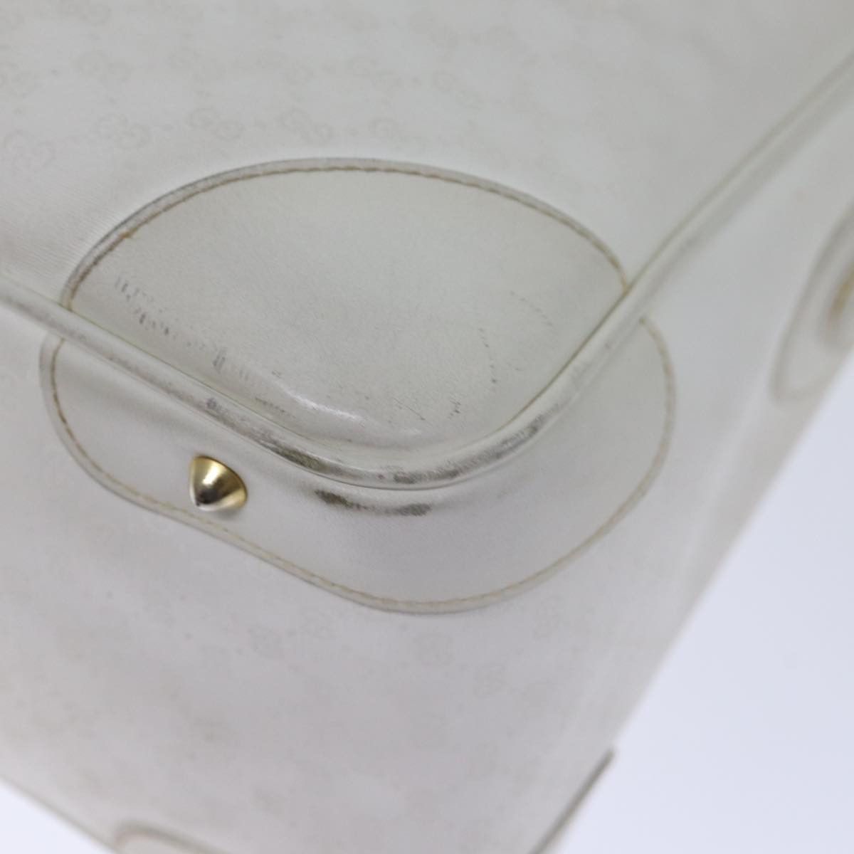 Gucci Gg Canvas White Canvas Handbag (Pre-Owned) Size ONE SIZE - 18 Thumbnail