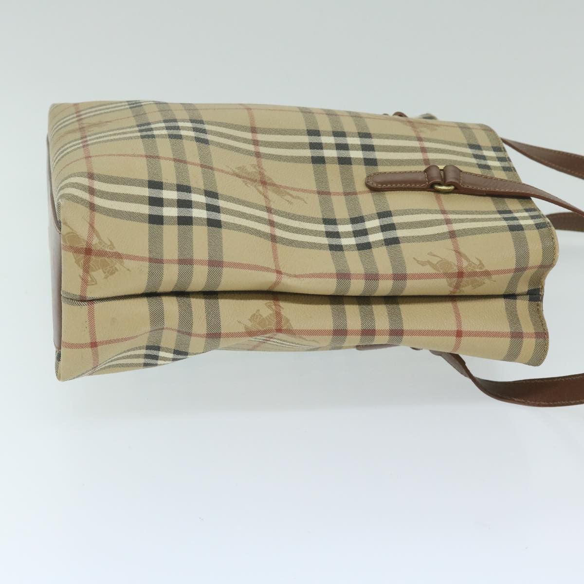 Burberry Nova Check Beige Canvas Shoulder Bag (Pre-Owned) Size ONE SIZE - 8 Thumbnail