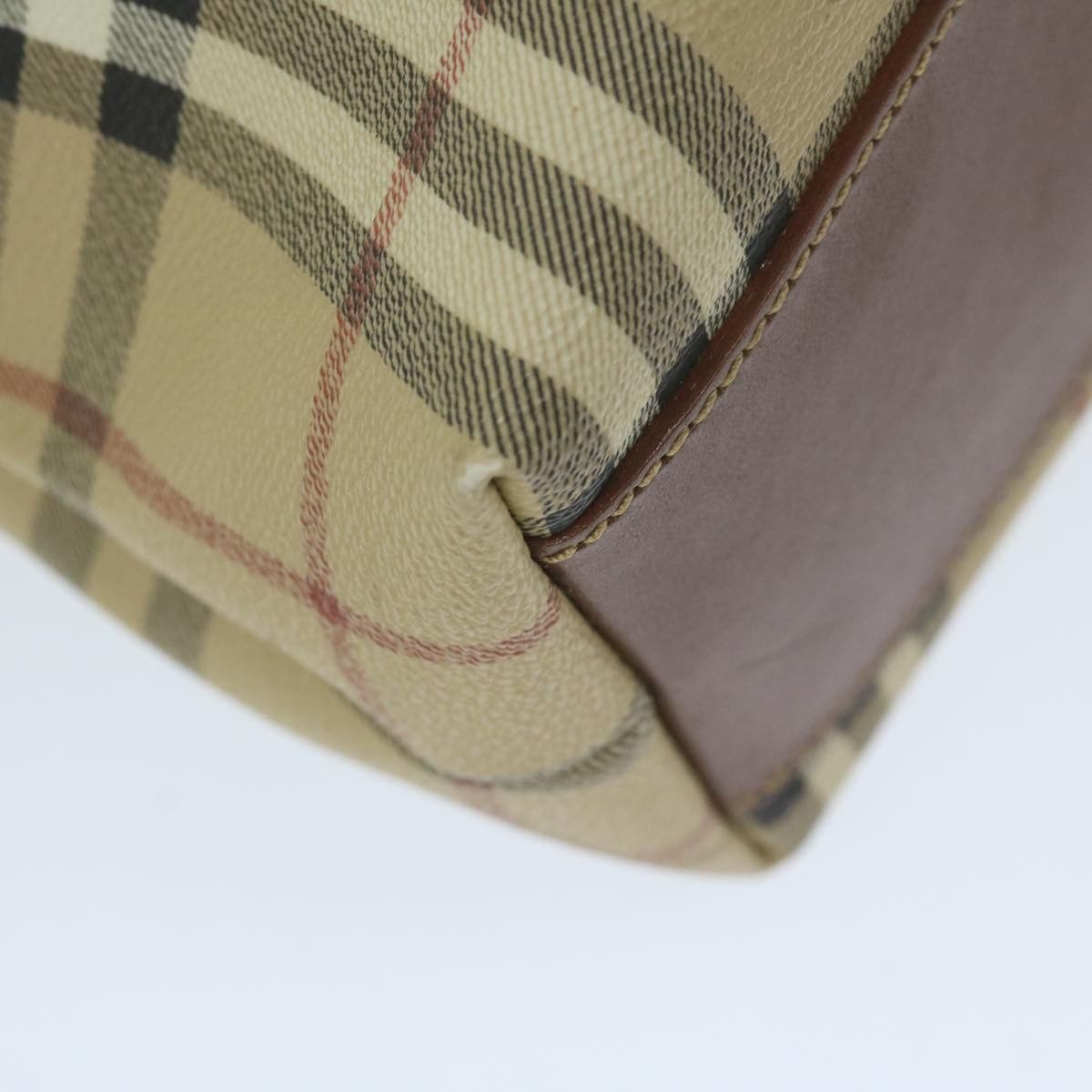 Burberry Nova Check Beige Canvas Shoulder Bag (Pre-Owned) Size ONE SIZE - 15 Thumbnail