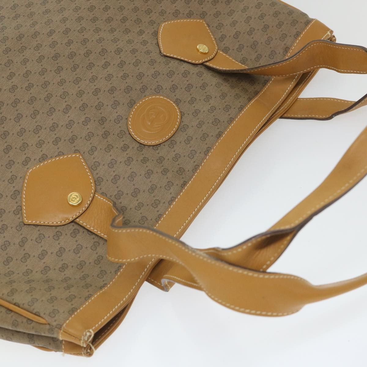 Gucci Gg Supreme Brown Canvas Tote Bag (Pre-Owned) Size ONE SIZE - 11 Thumbnail