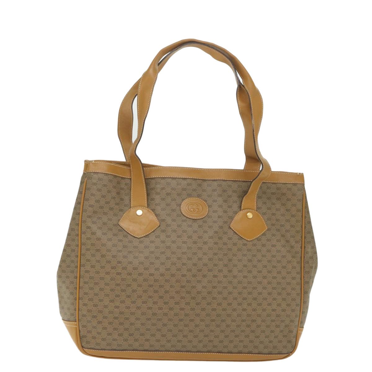 Gucci Gg Supreme Brown Canvas Tote Bag (Pre-Owned) Size ONE SIZE - 9 Thumbnail