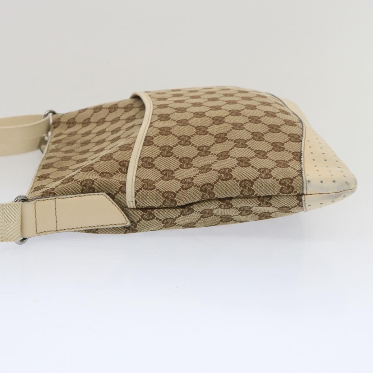 Gucci Gg Canvas Beige Canvas Shoulder Bag (Pre-Owned) Size ONE SIZE - 9 Thumbnail