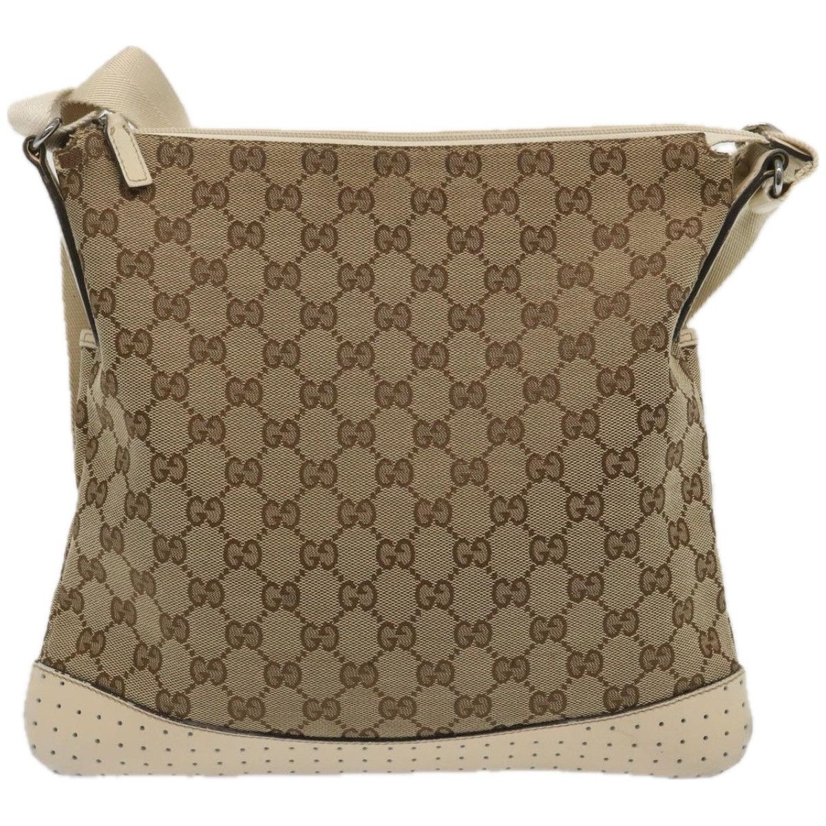 Gucci Gg Canvas Beige Canvas Shoulder Bag (Pre-Owned) Size ONE SIZE - 2 Thumbnail