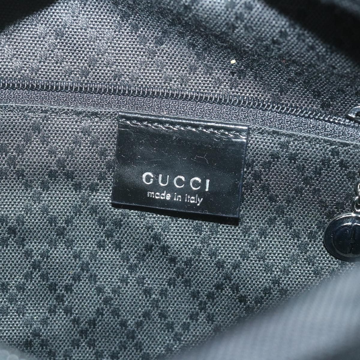 Gucci Bamboo Black Canvas Shoulder Bag (Pre-Owned) Size ONE SIZE - 8 Thumbnail