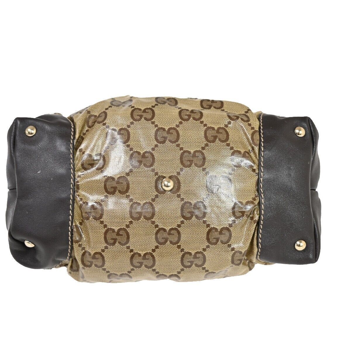 Gucci Gg Crystal Beige Canvas Handbag (Pre-Owned) Size ONE SIZE - 6 Thumbnail