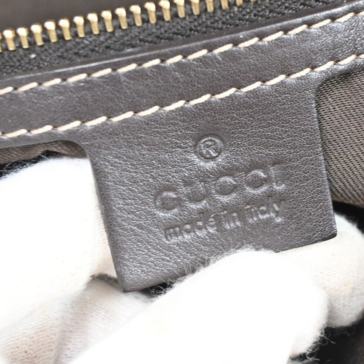 Gucci Gg Crystal Beige Canvas Handbag (Pre-Owned) Size ONE SIZE - 10 Thumbnail