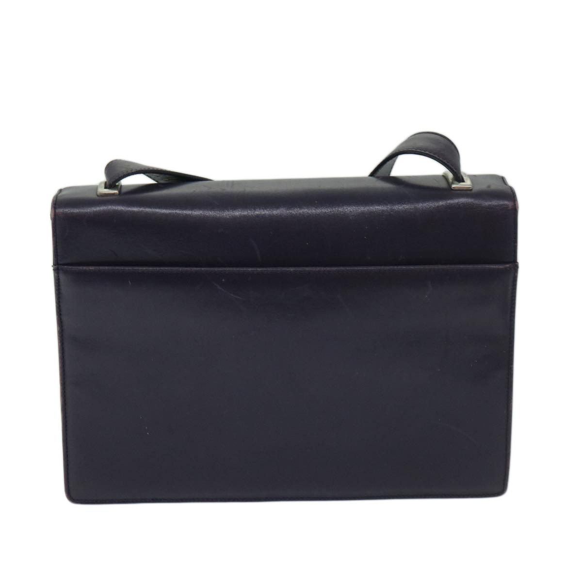 Prada Diagramme Black Leather Shoulder Bag (Pre-Owned) Size ONE SIZE - 2 Thumbnail
