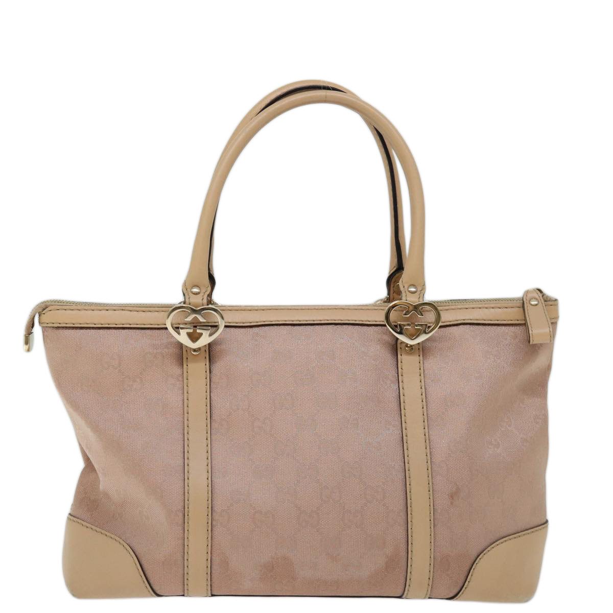 Gucci Lovely Heart Pink Canvas Handbag (Pre-Owned) Size ONE SIZE - 2 Thumbnail