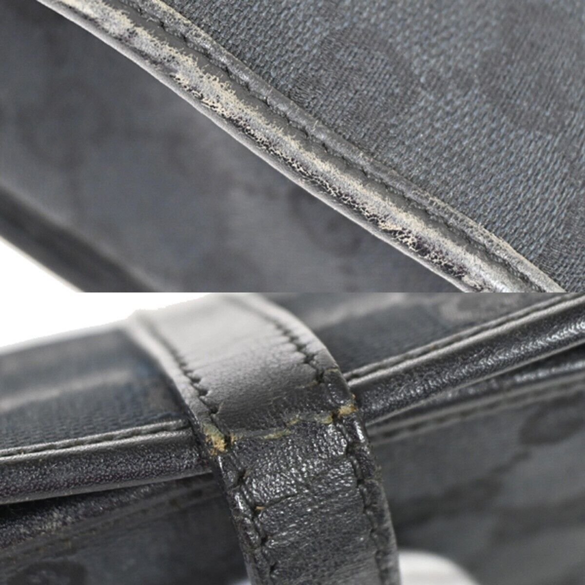 Gucci Jackie Black Canvas Tote Bag (Pre-Owned) Size ONE SIZE - 11 Thumbnail