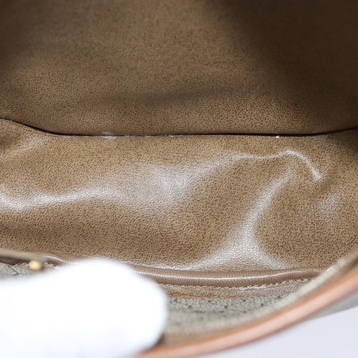 Dior Honeycomb Beige Canvas Shoulder Bag (Pre-Owned) Size ONE SIZE - 5 Thumbnail