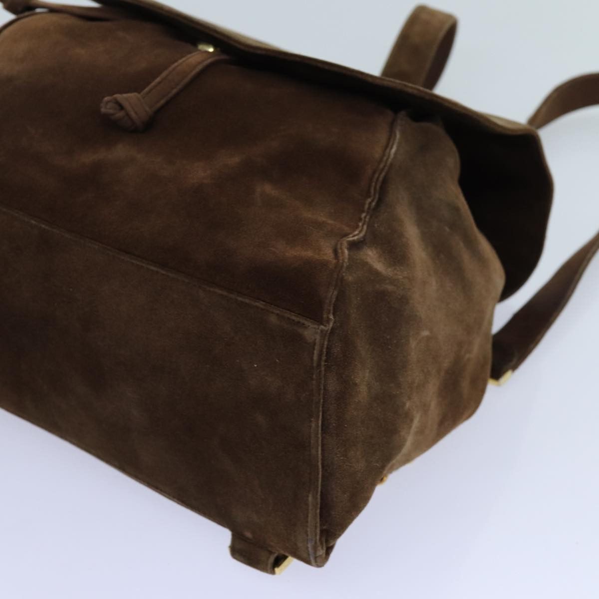 Chanel Cc Brown Suede Backpack Bag (Pre-Owned) Size ONE SIZE - 17 Thumbnail