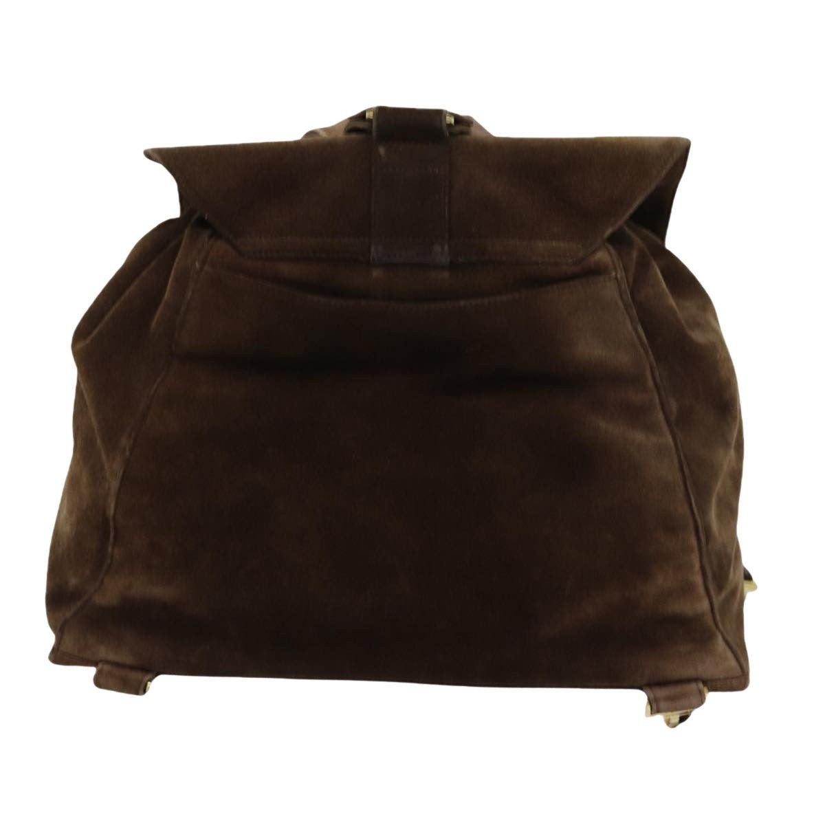 Chanel Cc Brown Suede Backpack Bag (Pre-Owned) Size ONE SIZE - 2 Thumbnail