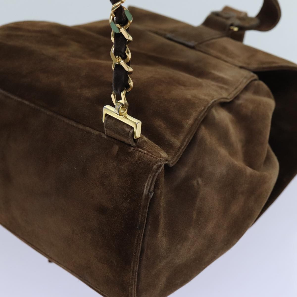 Chanel Cc Brown Suede Backpack Bag (Pre-Owned) Size ONE SIZE - 19 Thumbnail