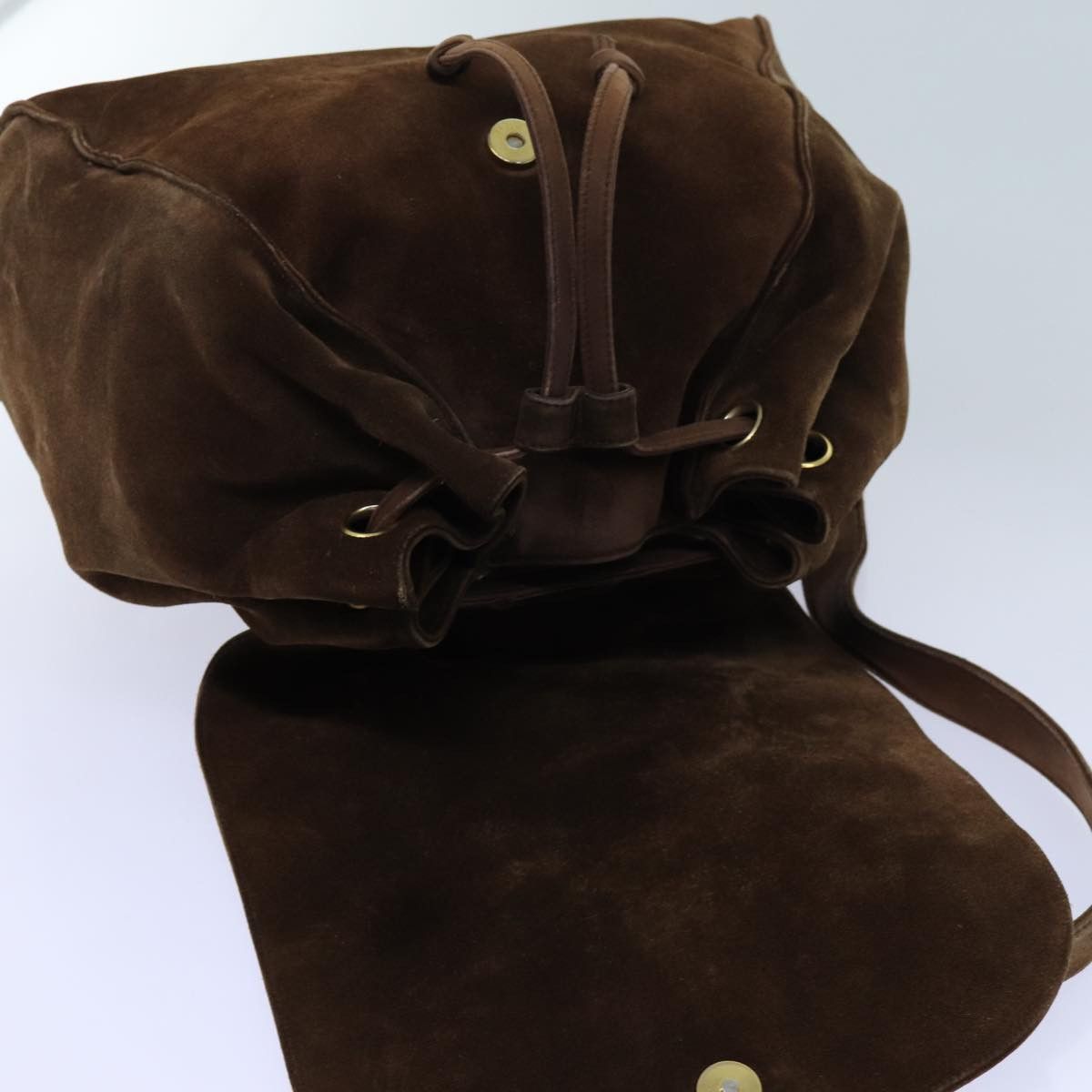 Chanel Cc Brown Suede Backpack Bag (Pre-Owned) Size ONE SIZE - 20 Thumbnail