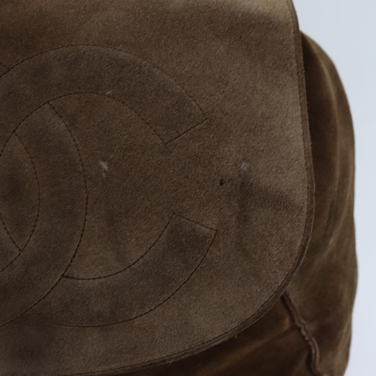 Chanel Cc Brown Suede Backpack Bag (Pre-Owned) Size ONE SIZE - 12 Thumbnail
