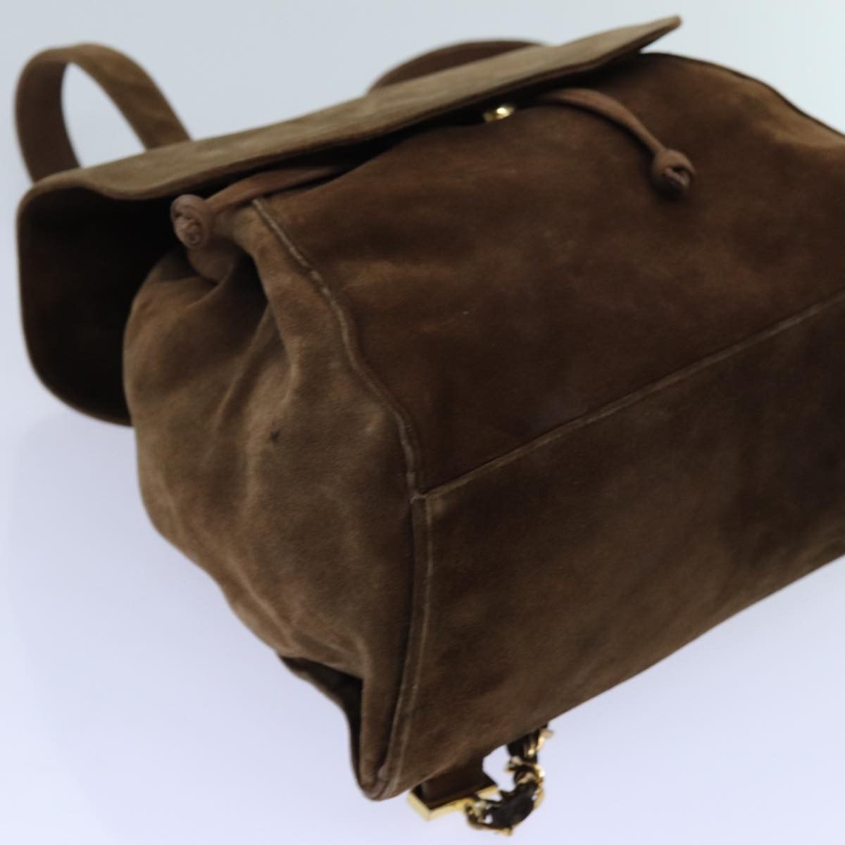 Chanel Cc Brown Suede Backpack Bag (Pre-Owned) Size ONE SIZE - 18 Thumbnail