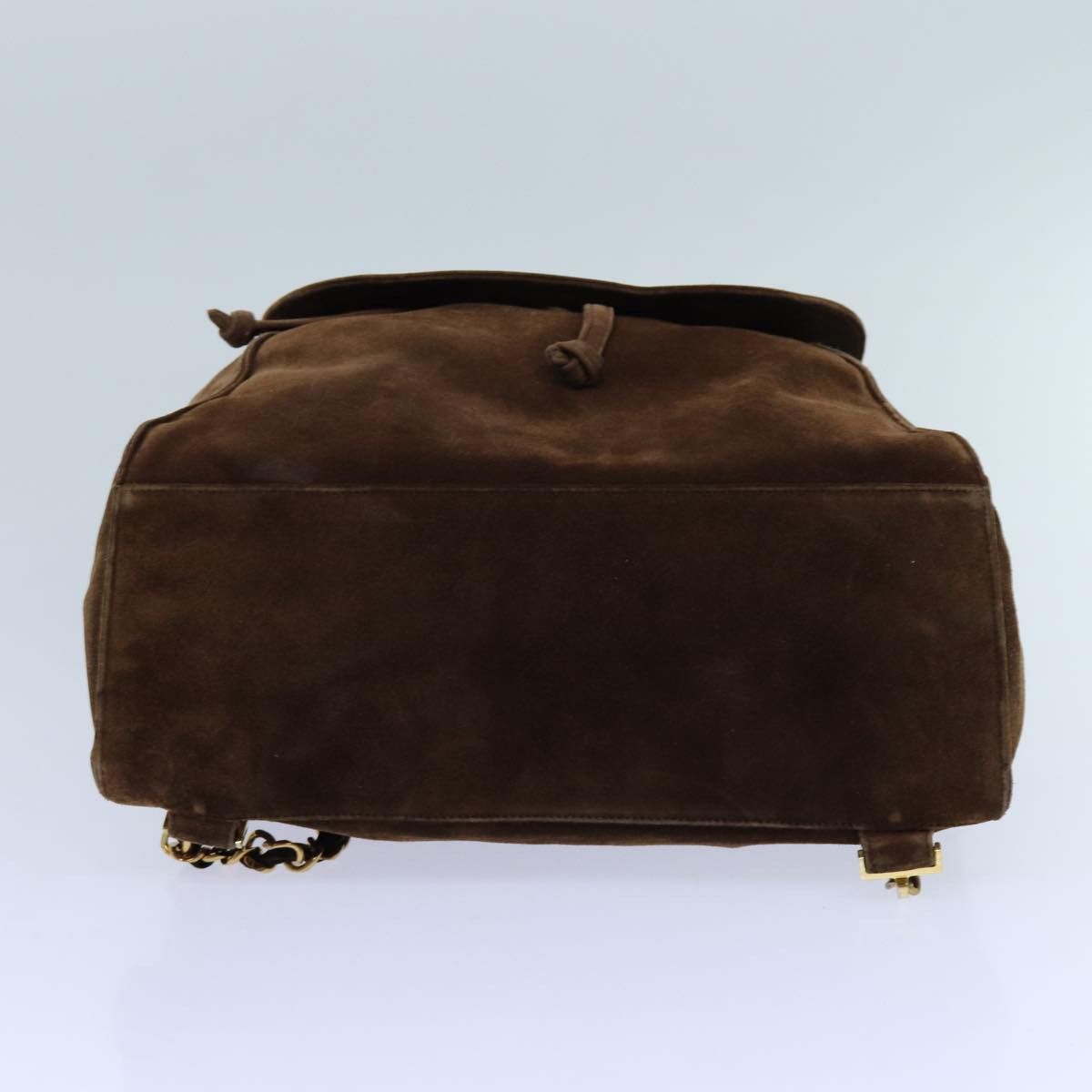 Chanel Cc Brown Suede Backpack Bag (Pre-Owned) Size ONE SIZE - 3 Thumbnail