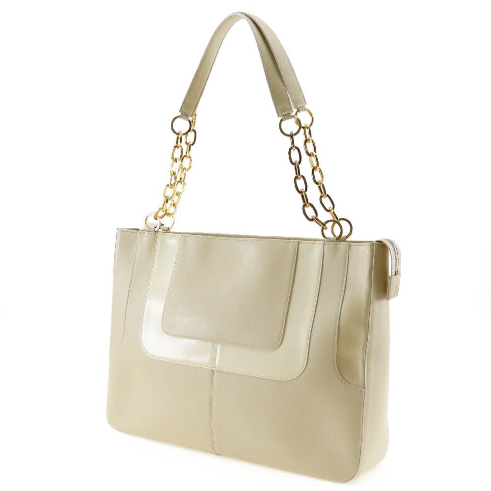 Versace Beige Leather Shoulder Bag (Pre-Owned) Size ONE SIZE - 3 Thumbnail