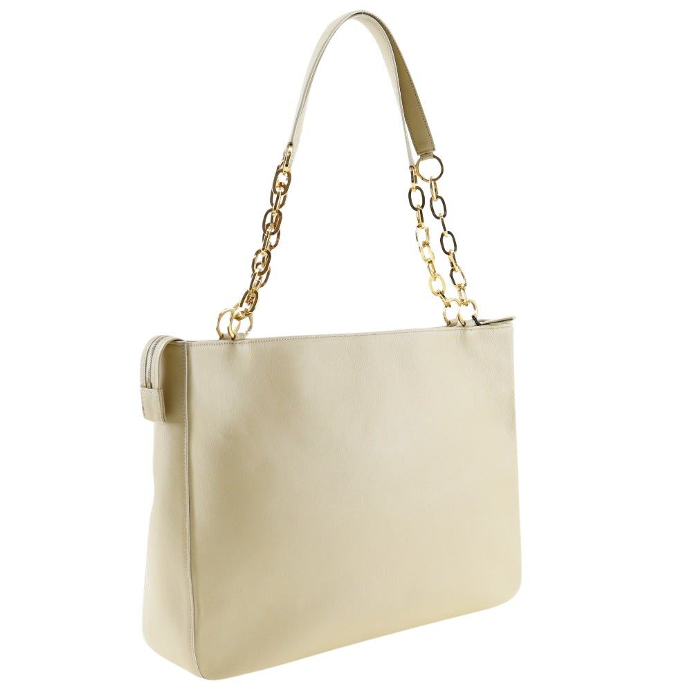 Versace Beige Leather Shoulder Bag (Pre-Owned) Size ONE SIZE - 2 Thumbnail