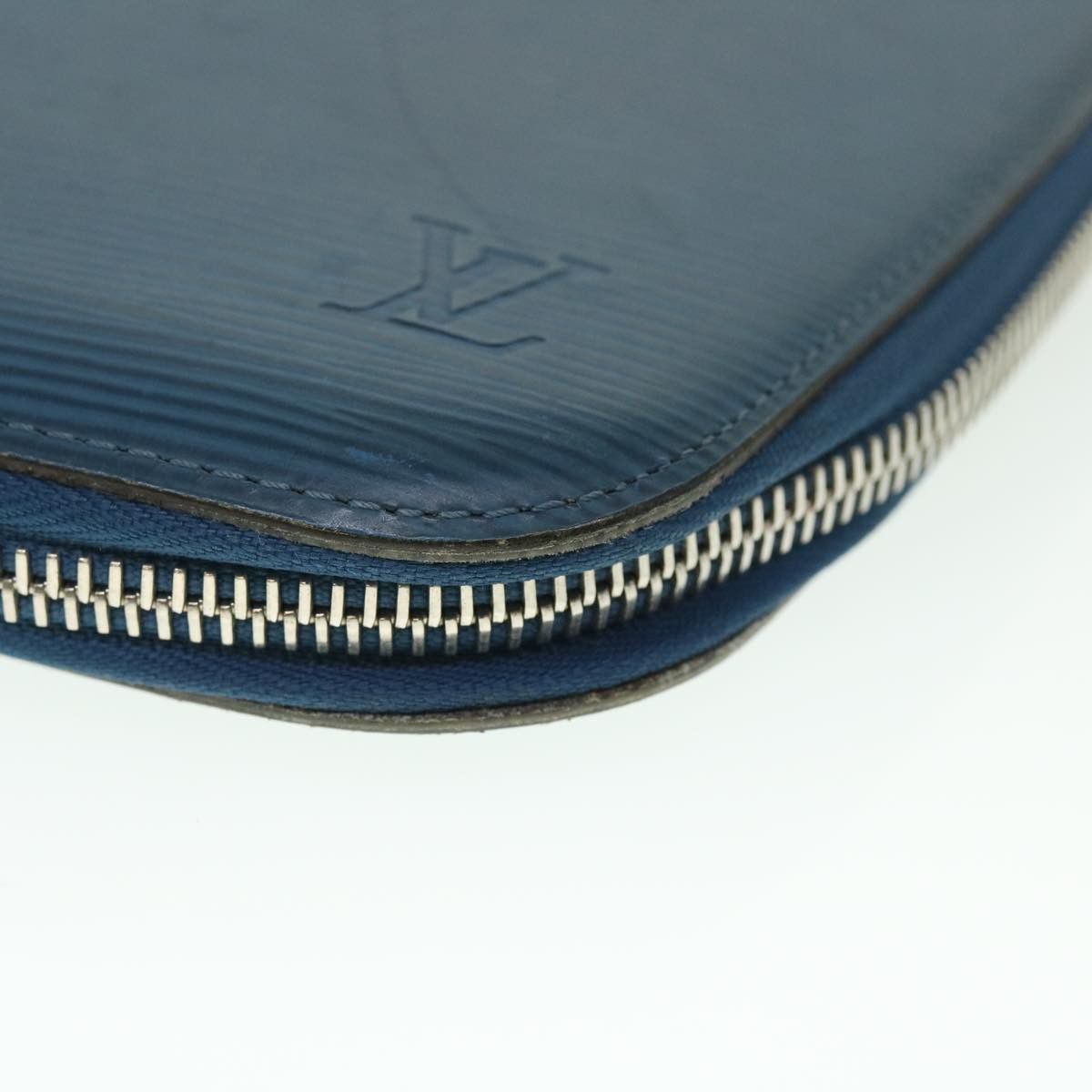 Louis Vuitton Atholl Blue Leather Clutch Bag (Pre-Owned) Size ONE SIZE - 12 Thumbnail