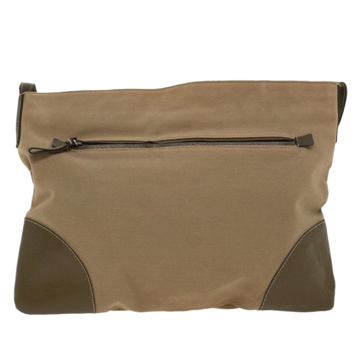 Prada Beige Canvas Shoulder Bag (Pre-Owned) Size ONE SIZE - 2 Thumbnail