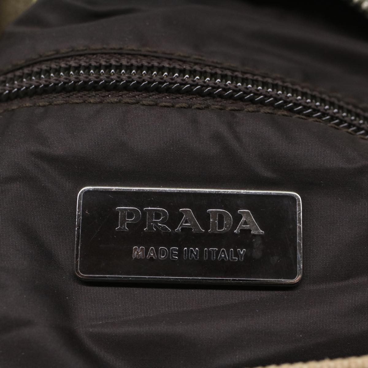 Prada Beige Canvas Shoulder Bag (Pre-Owned) Size ONE SIZE - 8 Thumbnail