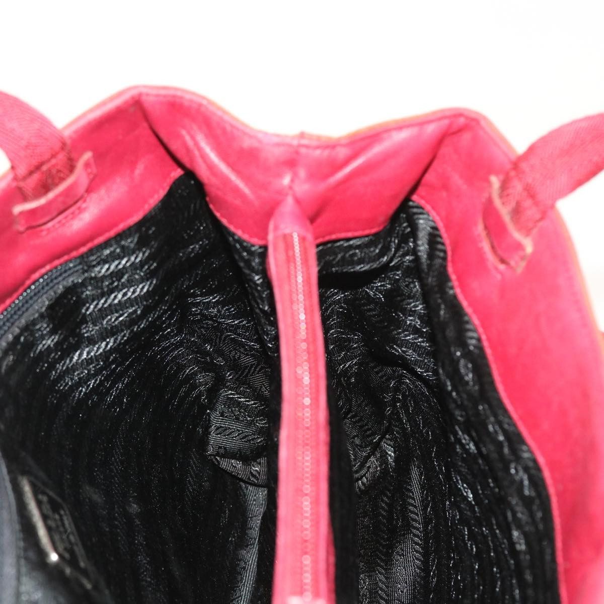 Prada Tessuto Red Synthetic Shoulder Bag (Pre-Owned) Size ONE SIZE - 20 Thumbnail