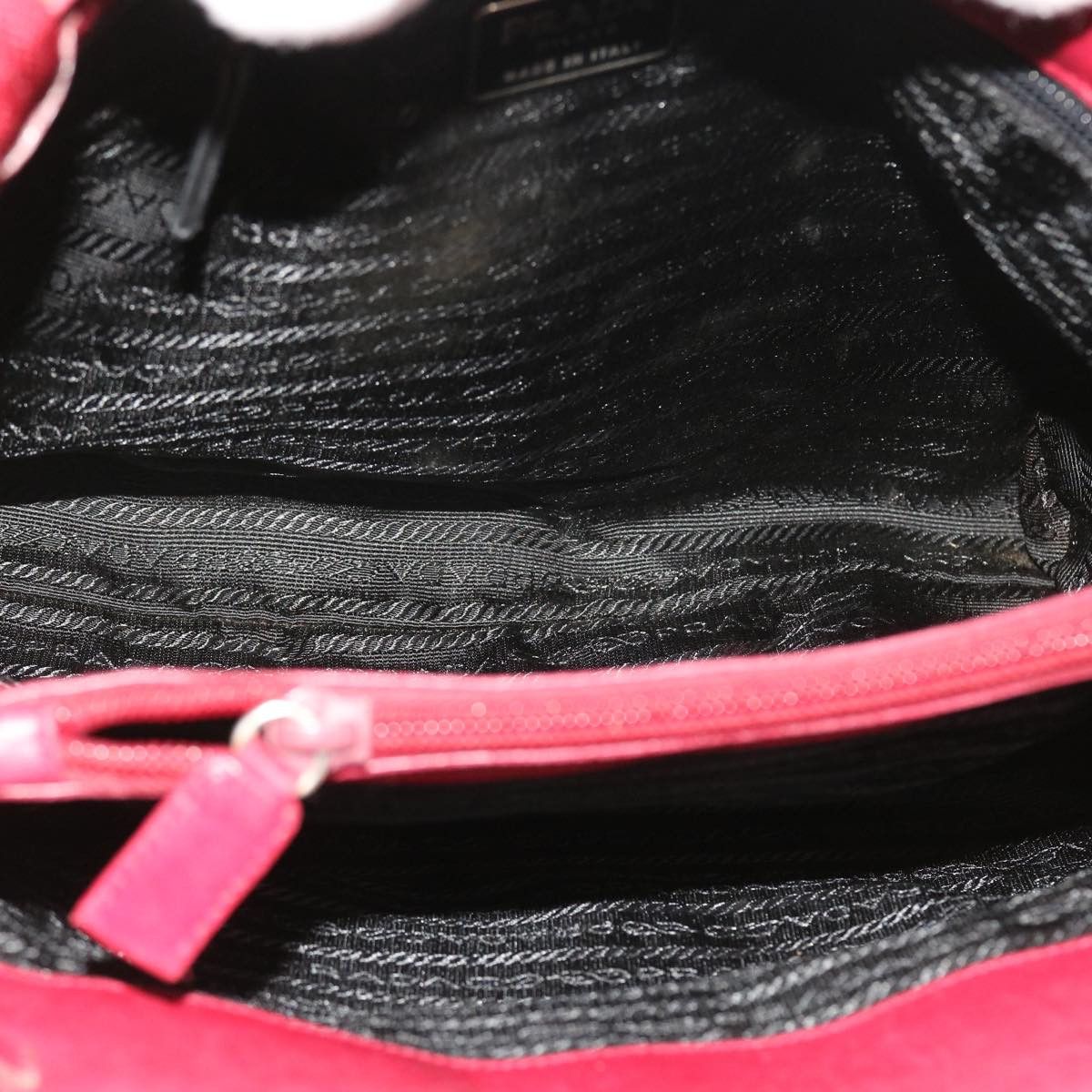 Prada Tessuto Red Synthetic Shoulder Bag (Pre-Owned) Size ONE SIZE - 5 Thumbnail