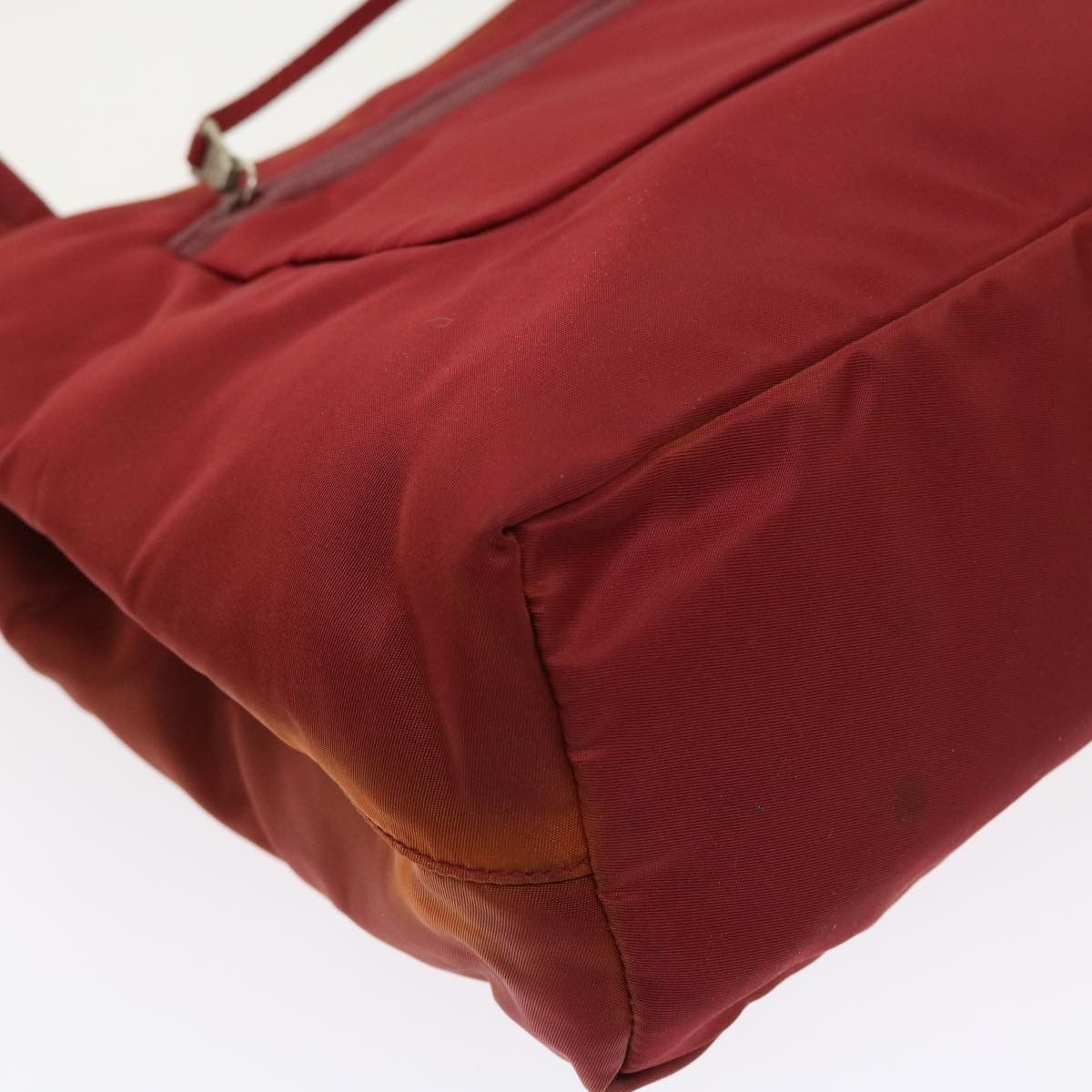 Prada Tessuto Red Synthetic Shoulder Bag (Pre-Owned) Size ONE SIZE - 8 Thumbnail