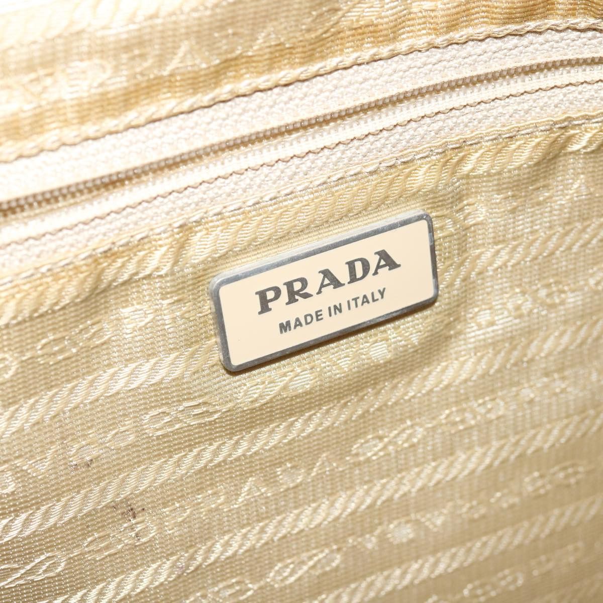 Prada Beige Synthetic Shoulder Bag (Pre-Owned) Size ONE SIZE - 18 Thumbnail