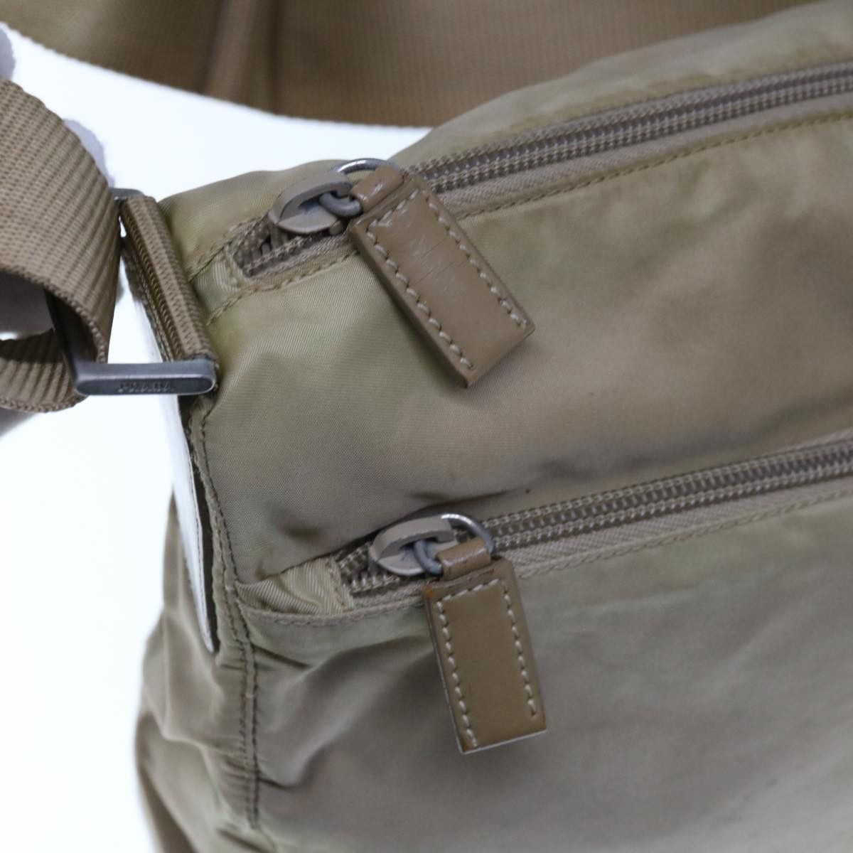 Prada Beige Synthetic Shoulder Bag (Pre-Owned) Size ONE SIZE - 17 Thumbnail
