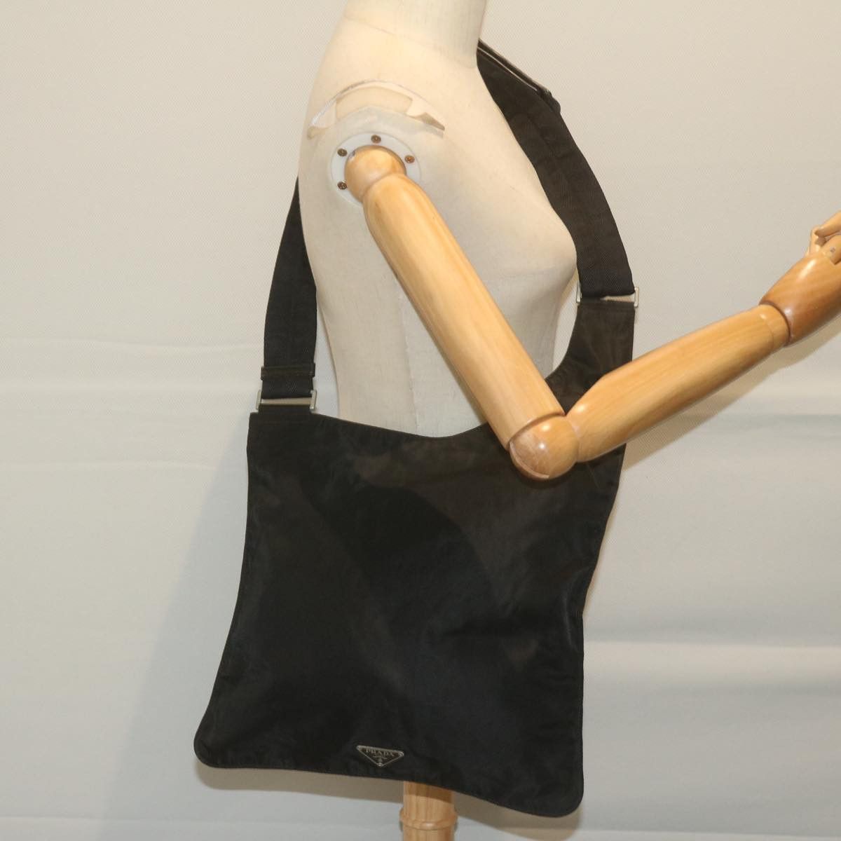 Prada Black Synthetic Shoulder Bag (Pre-Owned) Size ONE SIZE - 7 Thumbnail