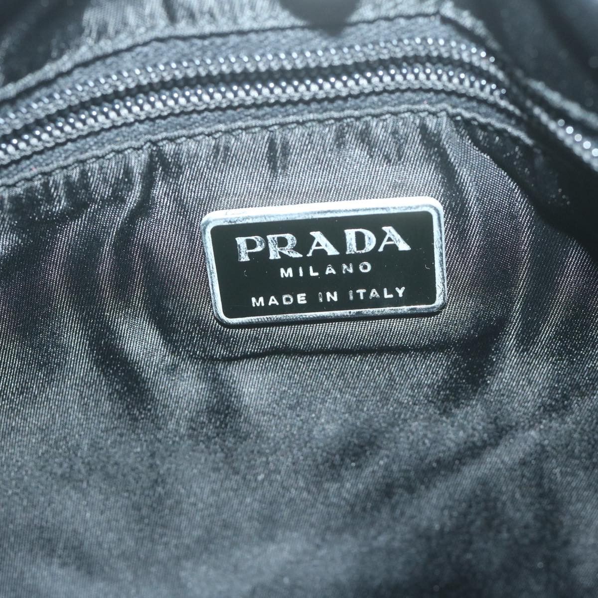 Prada Black Synthetic Shoulder Bag (Pre-Owned) Size ONE SIZE - 8 Thumbnail