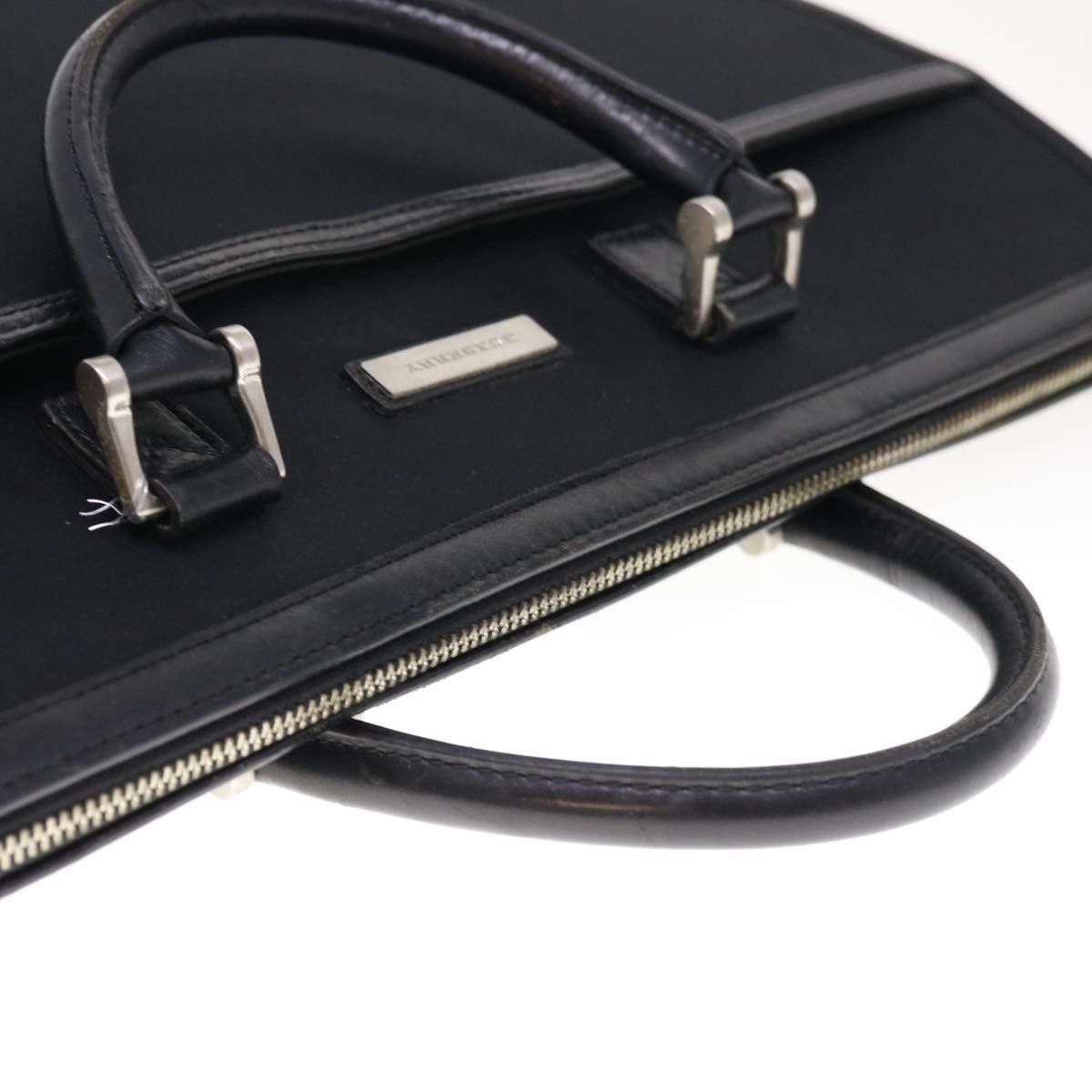 Burberry Black Synthetic Briefcase Bag (Pre-Owned) Size ONE SIZE - 4 Thumbnail