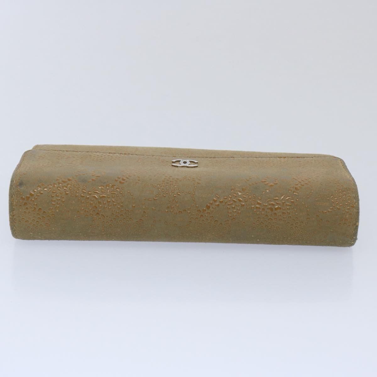 Chanel Beige Suede Wallet (Pre-Owned) Size ONE SIZE - 3 Thumbnail