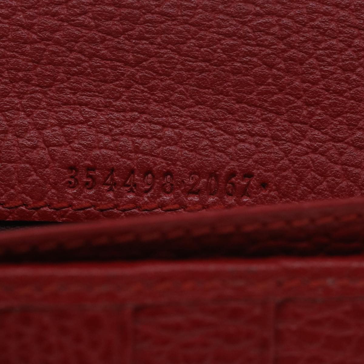 Gucci Red Leather Wallet (Pre-Owned) Size ONE SIZE - 6 Thumbnail
