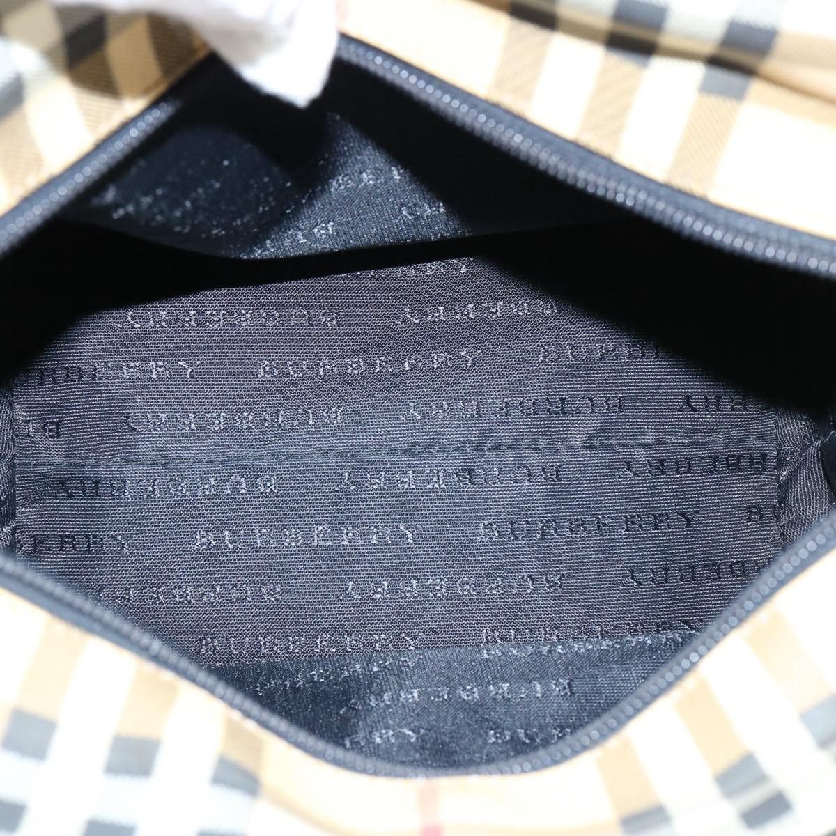 Burberry Beige Canvas Handbag (Pre-Owned) Size ONE SIZE - 5 Thumbnail