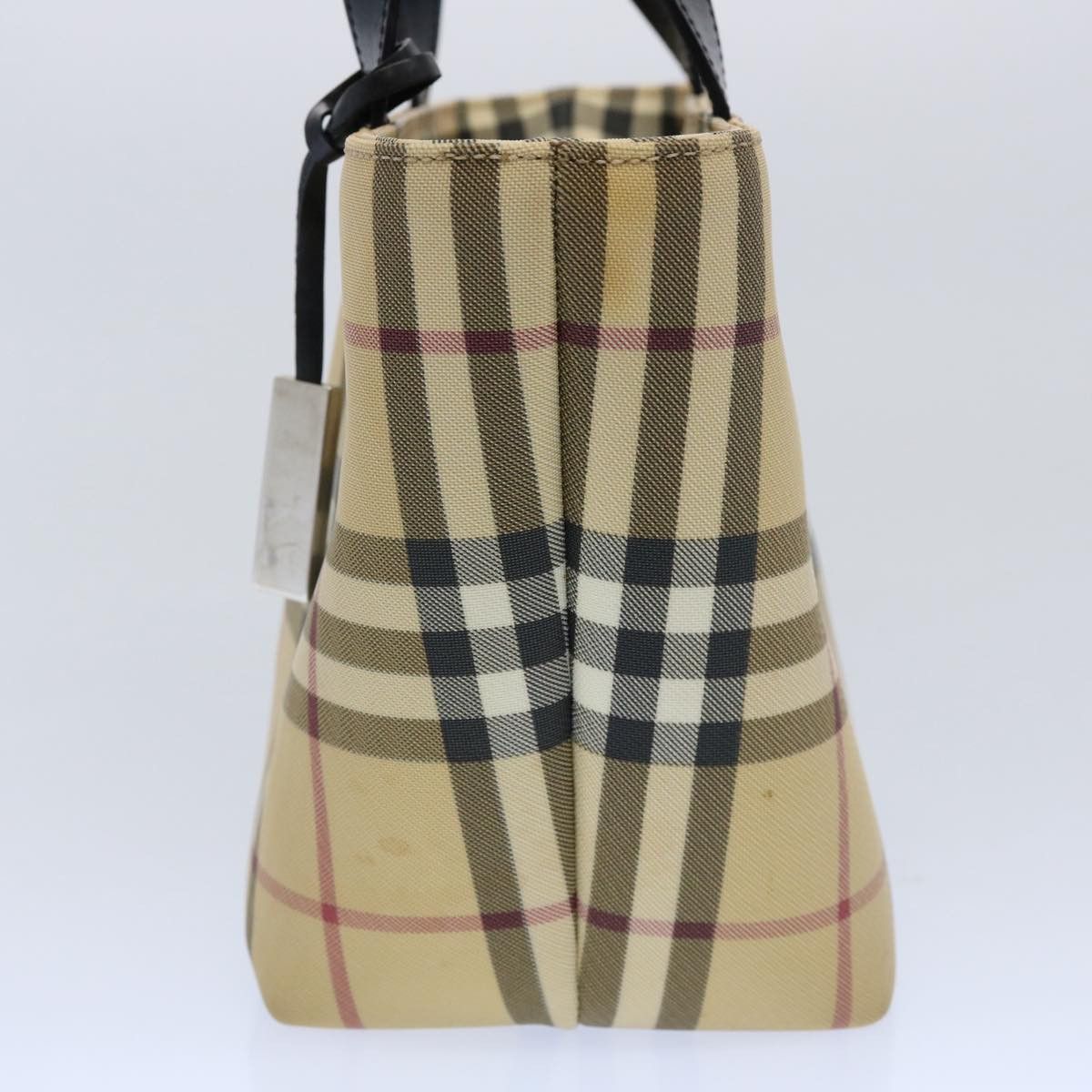 Burberry Beige Canvas Handbag (Pre-Owned) Size ONE SIZE - 9 Thumbnail