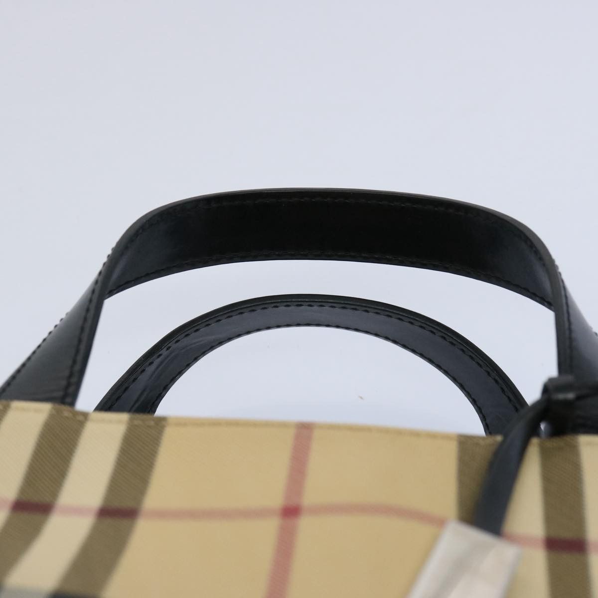 Burberry Beige Canvas Handbag (Pre-Owned) Size ONE SIZE - 11 Thumbnail