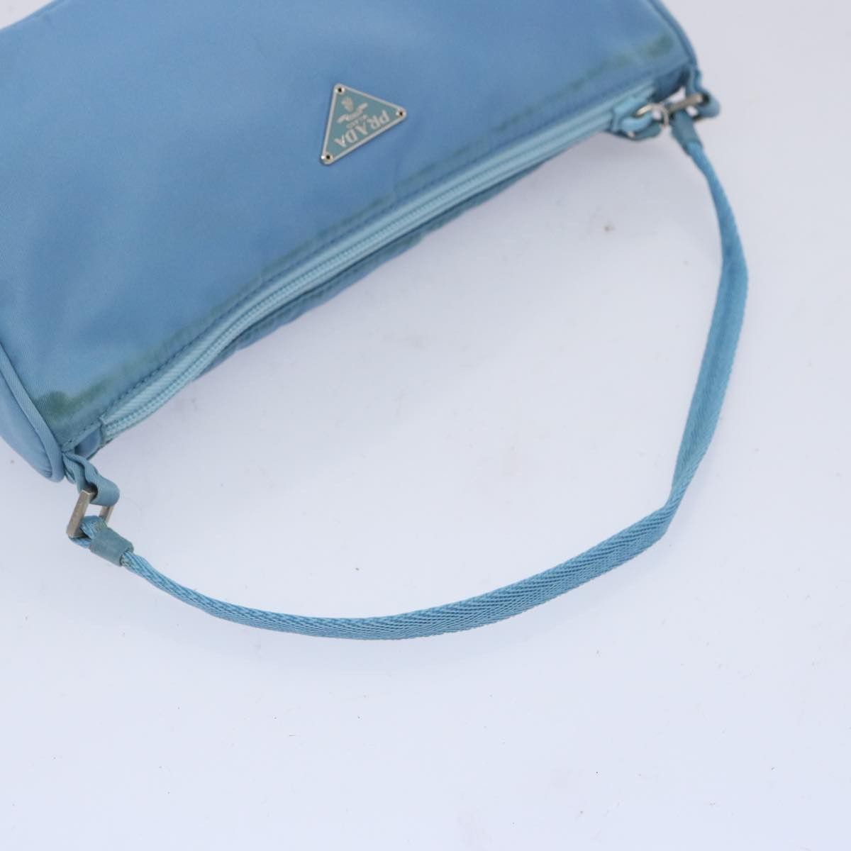 Prada Blue Synthetic Handbag (Pre-Owned) Size ONE SIZE - 11 Thumbnail